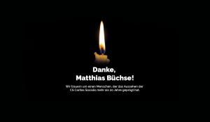 CS Caritas Socialis trauert um Matthias Büchse (1979 - 2024)